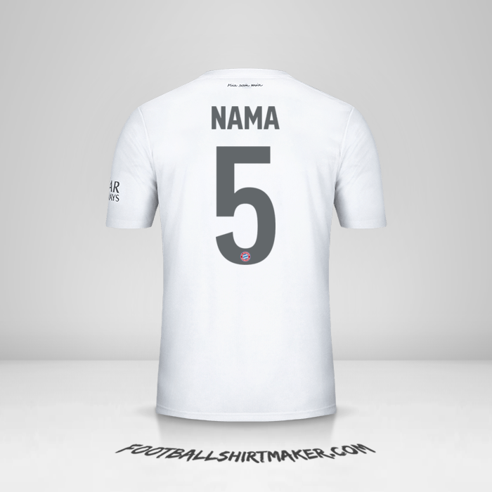 Jersey FC Bayern Munchen Cup 2019/20 Alternatif -  nama - 5