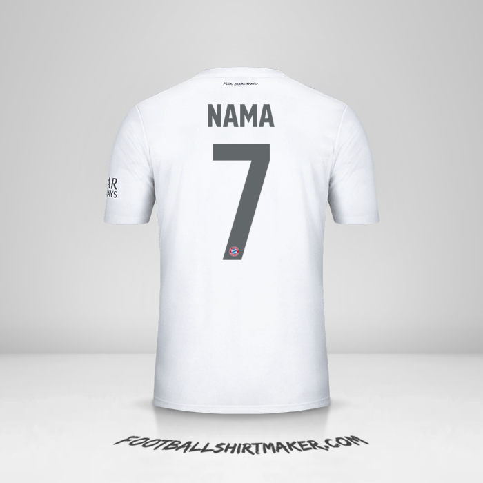 Jersey FC Bayern Munchen Cup 2019/20 Alternatif -  nama - 7