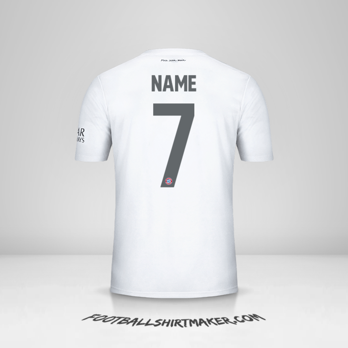 Shirt FC Bayern Munchen Cup 2019/20 Away -  name - 7