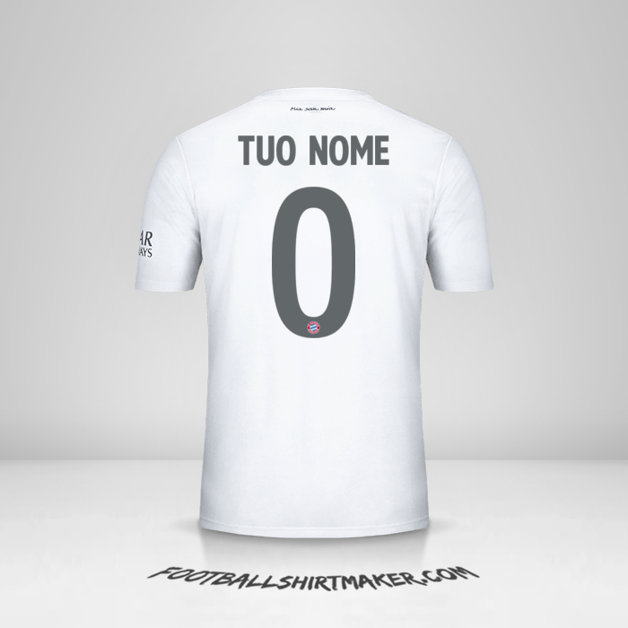 Maglia FC Bayern Munchen Cup 2019/20 II -  tuo nome - 0