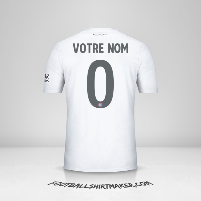 Maillot FC Bayern Munchen Cup 2019/20 II -  votre nom - 0