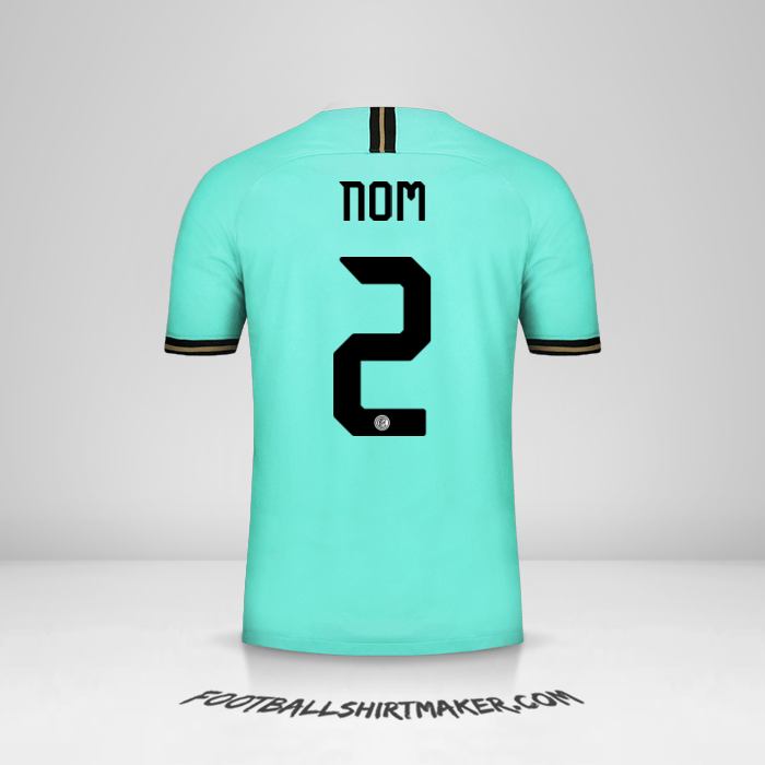Maillot Inter Cup 2019/20 Extérieur -  nom - 2
