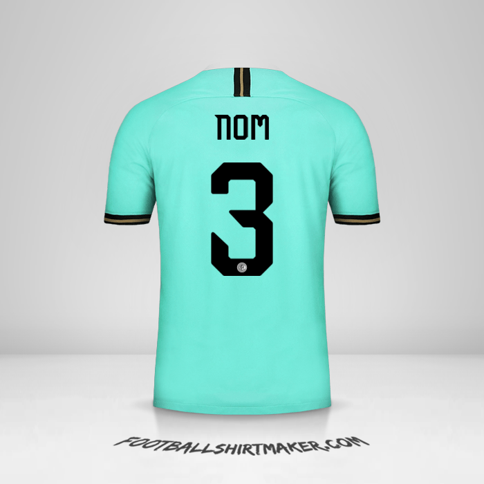 Maillot Inter Cup 2019/20 Extérieur -  nom - 3