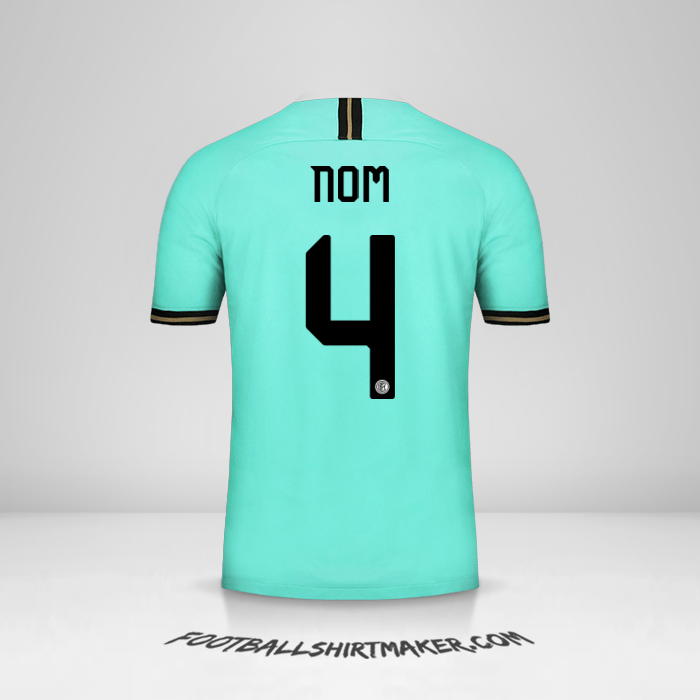 Maillot Inter Cup 2019/20 Extérieur -  nom - 4