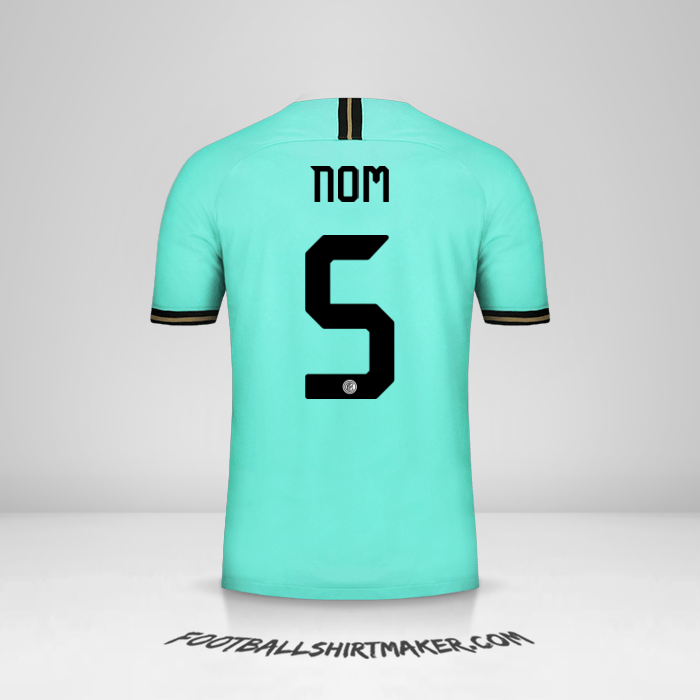 Maillot Inter Cup 2019/20 Extérieur -  nom - 5