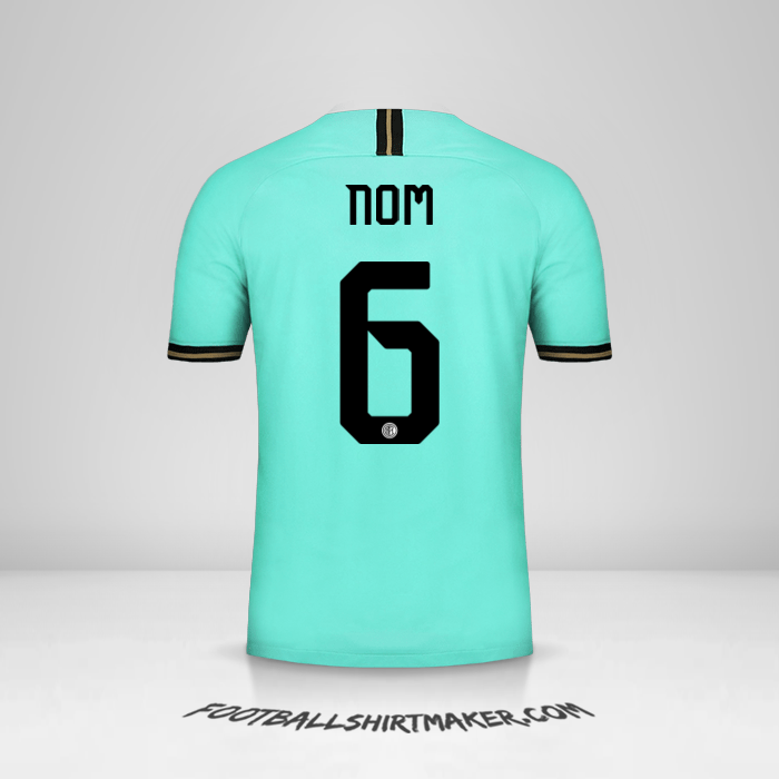 Maillot Inter Cup 2019/20 Extérieur -  nom - 6
