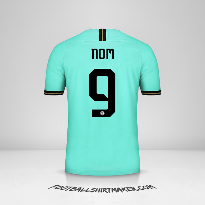 Maillot Inter Cup 2019/20 Extérieur -  nom - 9