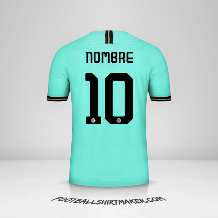 Jersey Inter Cup 2019/20 Visita -  nombre - 10