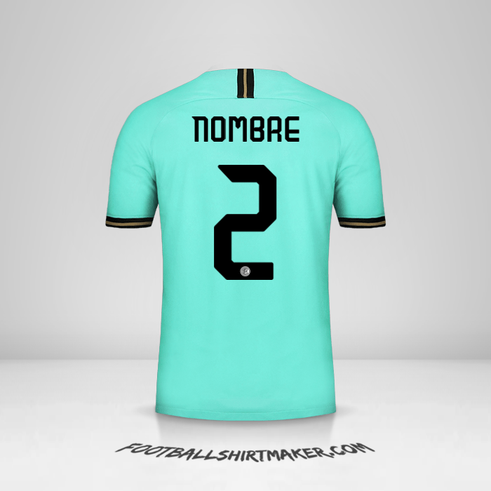 Jersey Inter Cup 2019/20 Visita -  nombre - 2