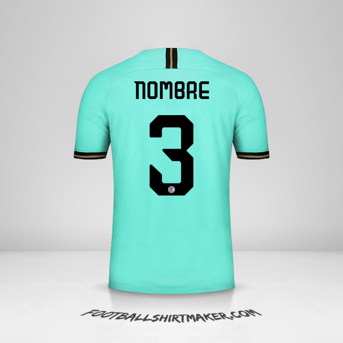 Jersey Inter Cup 2019/20 Visita -  nombre - 3