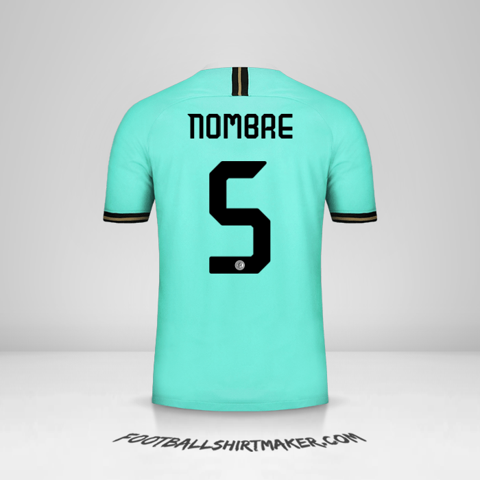 Jersey Inter Cup 2019/20 Visita -  nombre - 5