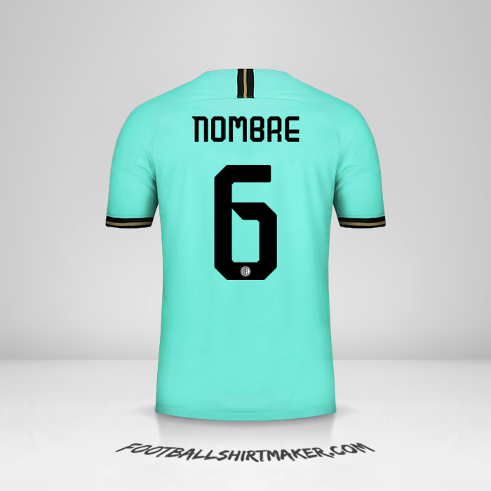 Jersey Inter Cup 2019/20 Visita -  nombre - 6