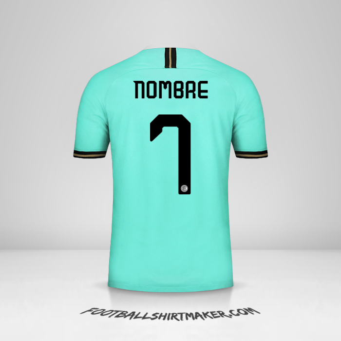 Jersey Inter Cup 2019/20 Visita -  nombre - 7