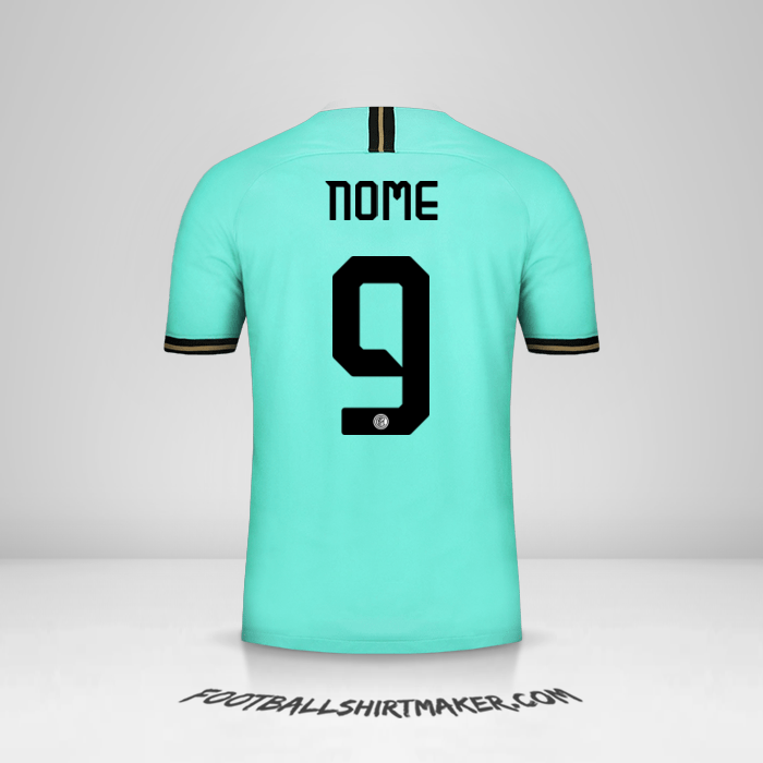 Camisola Inter Cup 2019/20 Alternativa -  nome - 9