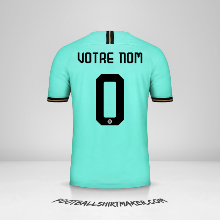 Maillot Inter Cup 2019/20 II -  votre nom - 0