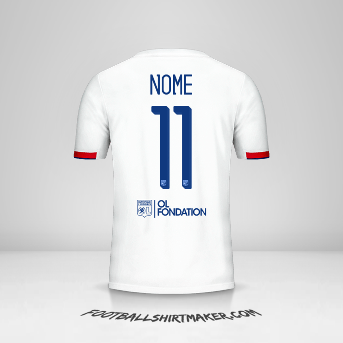 Maglia Olympique Lyon Cup 2019/20 -  nome - 11