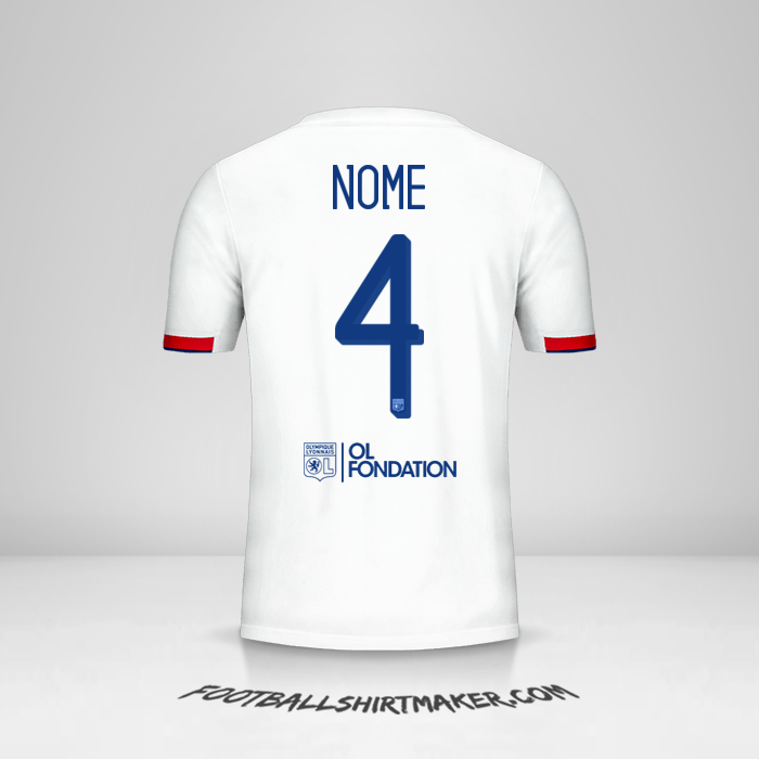 Maglia Olympique Lyon Cup 2019/20 -  nome - 4