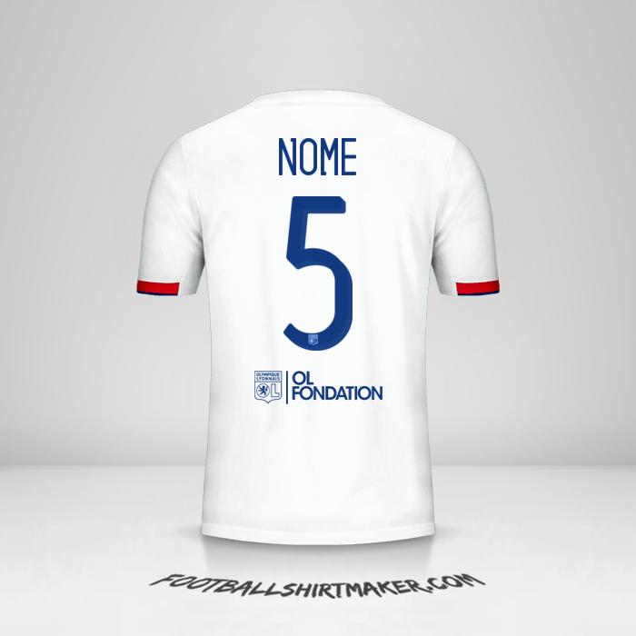 Maglia Olympique Lyon Cup 2019/20 -  nome - 5