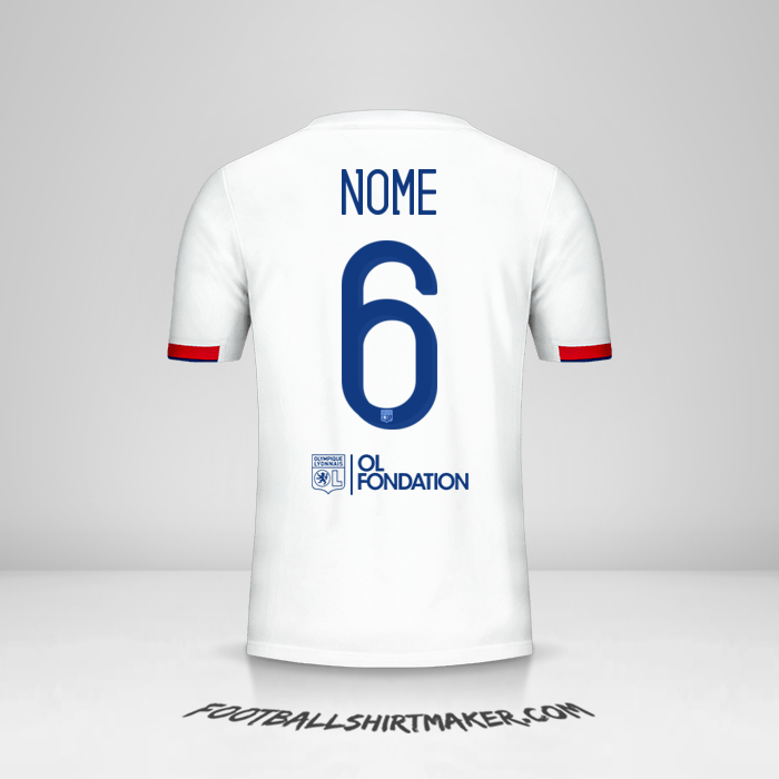Maglia Olympique Lyon Cup 2019/20 -  nome - 6
