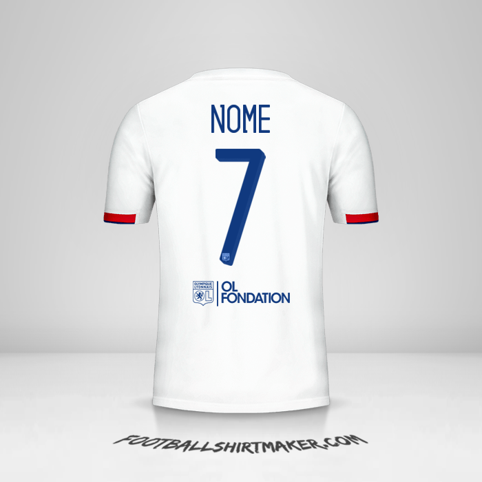 Camisola Olympique Lyon Cup 2019/20 -  nome - 7