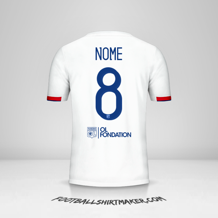 Camisola Olympique Lyon Cup 2019/20 -  nome - 8