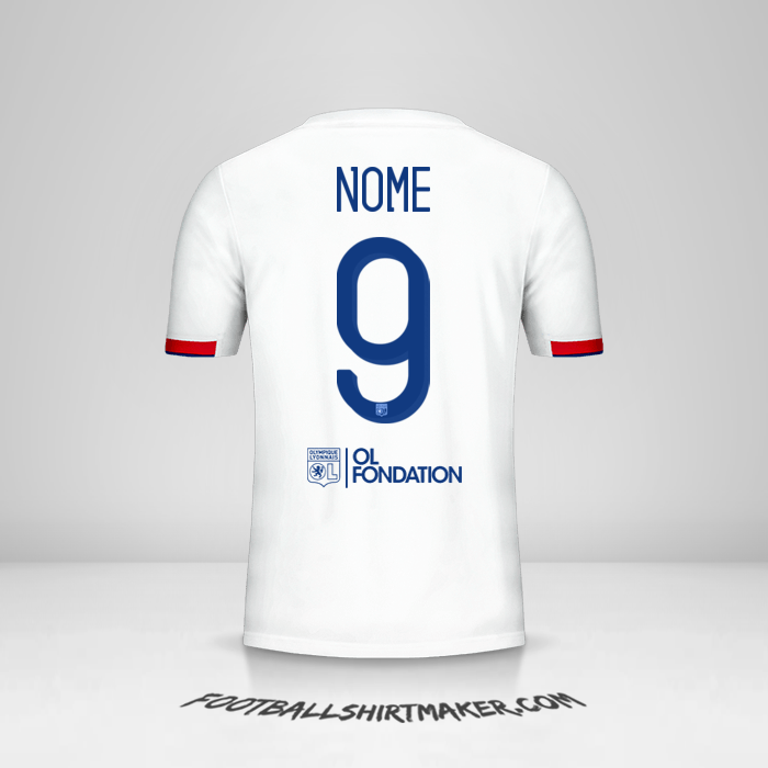 Camisa Olympique Lyon Cup 2019/20 -  nome - 9