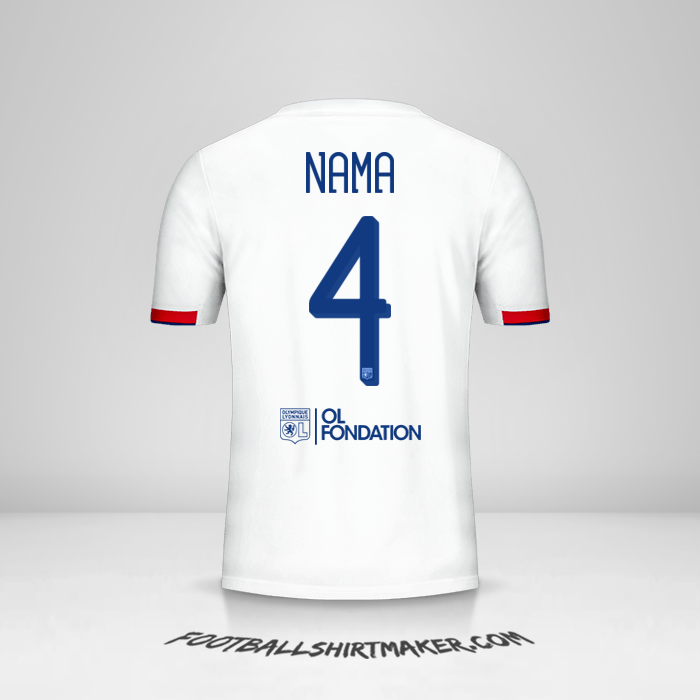 Jersey Olympique Lyon Cup 2019/20 -  nama - 4