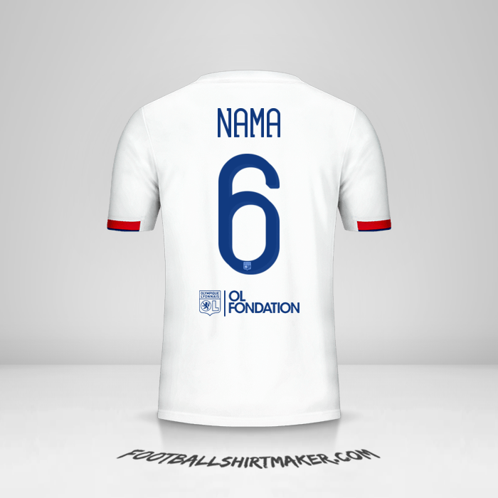 Jersey Olympique Lyon Cup 2019/20 -  nama - 6