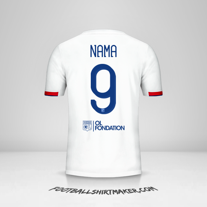 Jersey Olympique Lyon Cup 2019/20 -  nama - 9