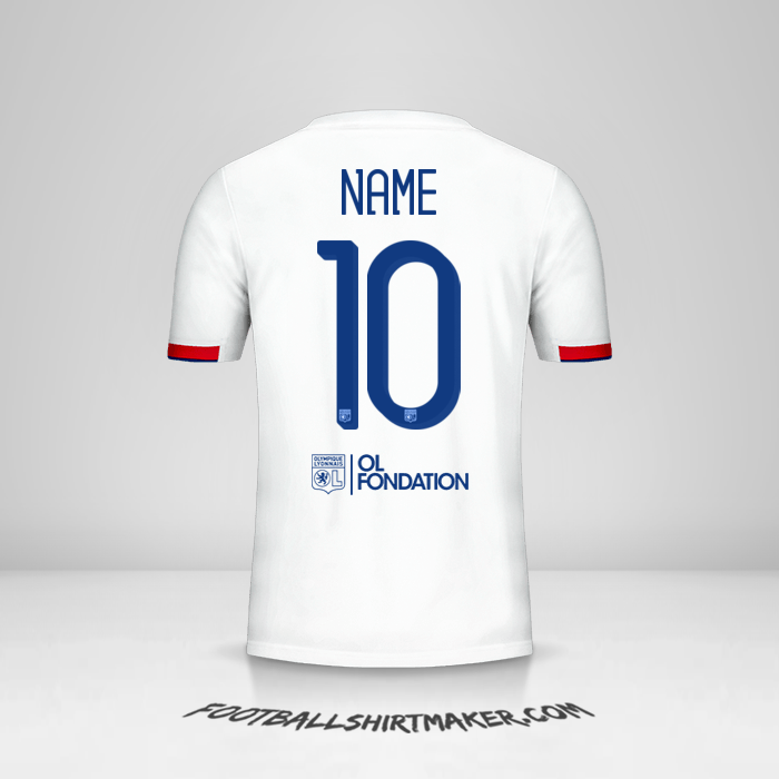 Trikot Olympique Lyon Cup 2019/20 -  name - 10