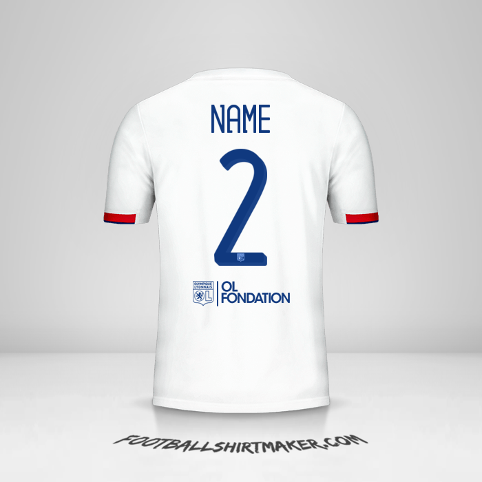 Trikot Olympique Lyon Cup 2019/20 -  name - 2