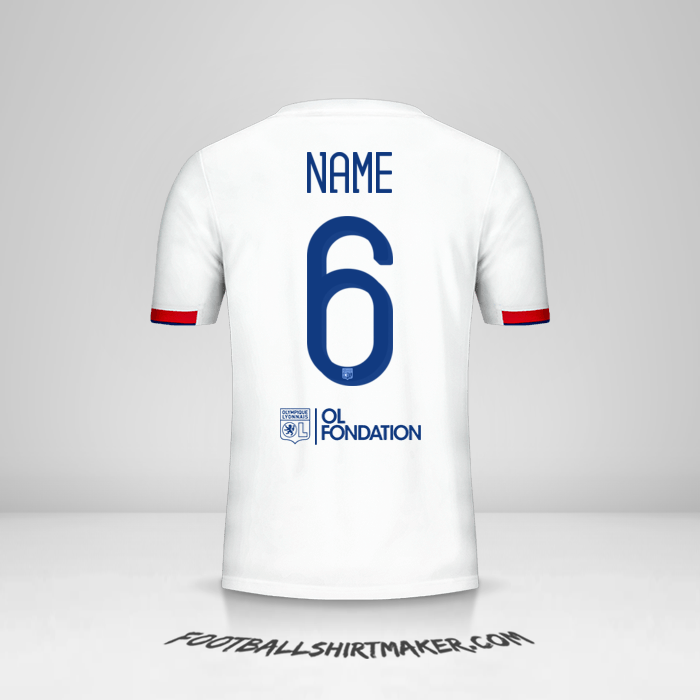 Trikot Olympique Lyon Cup 2019/20 -  name - 6