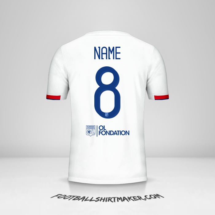 Trikot Olympique Lyon Cup 2019/20 -  name - 8