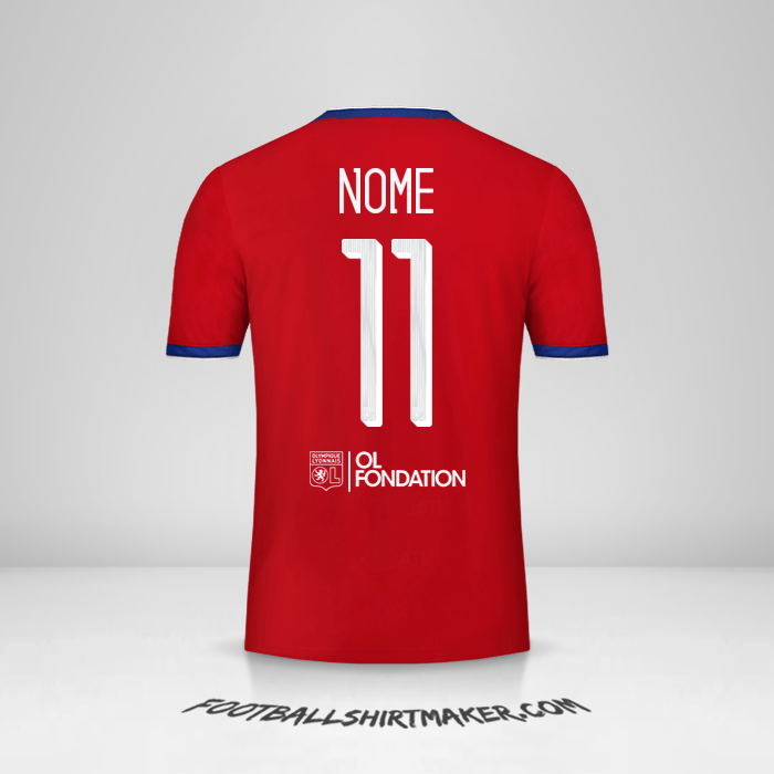 Maglia Olympique Lyon Cup 2019/20 Terza -  nome - 11
