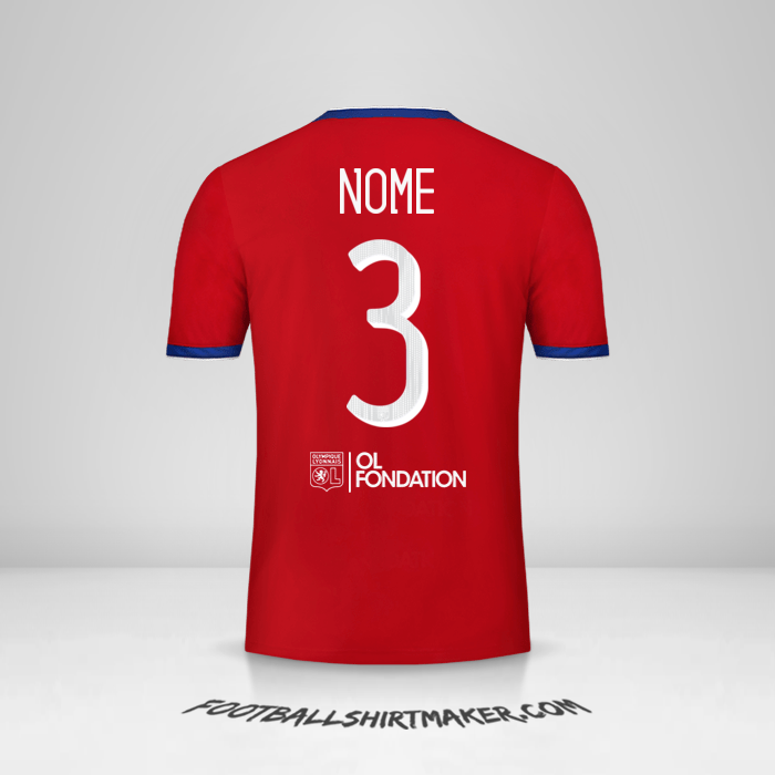 Maglia Olympique Lyon Cup 2019/20 Terza -  nome - 3