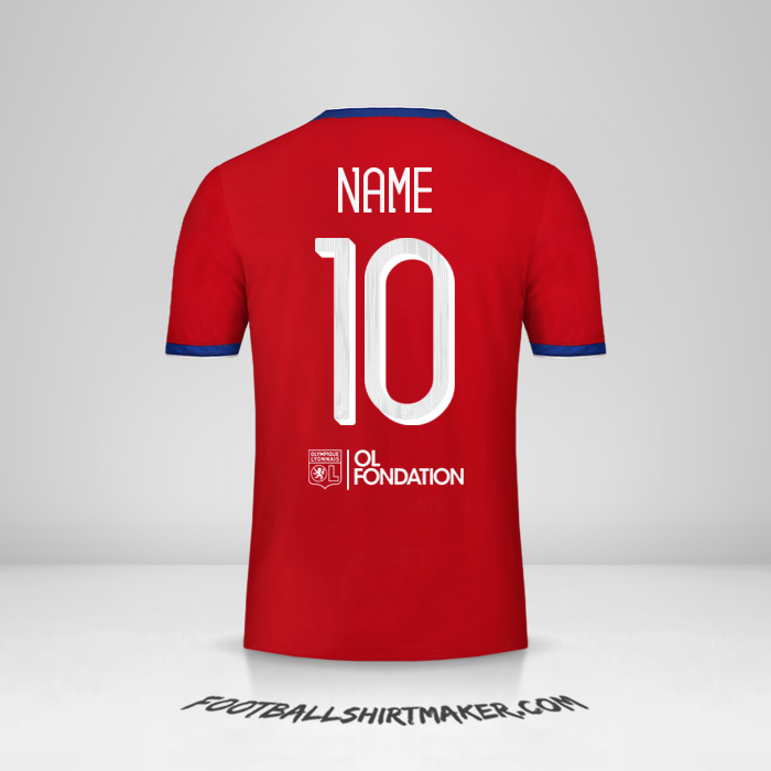 Shirt Olympique Lyon Cup 2019/20 Third -  name - 10