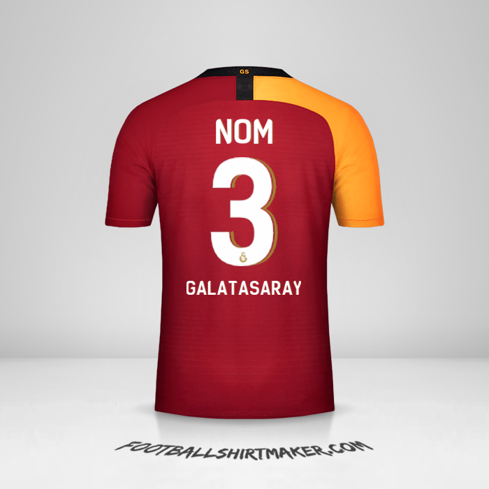 Maillot Galatasaray SK Cup 2019/20 -  nom - 3