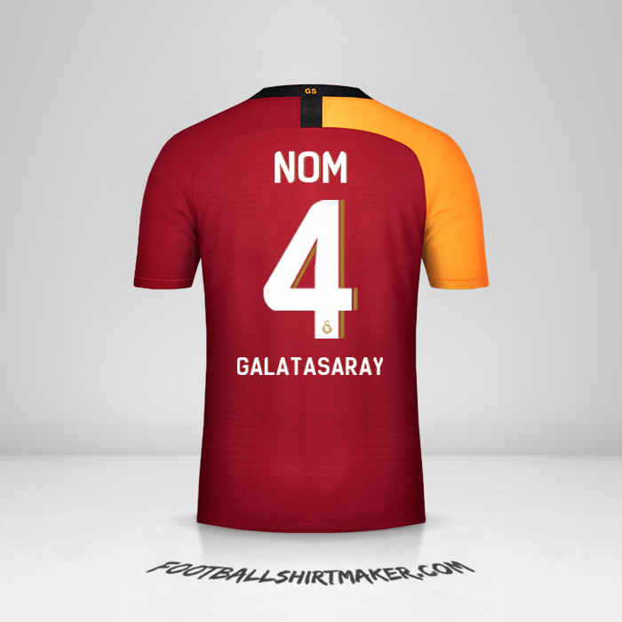 Maillot Galatasaray SK Cup 2019/20 -  nom - 4