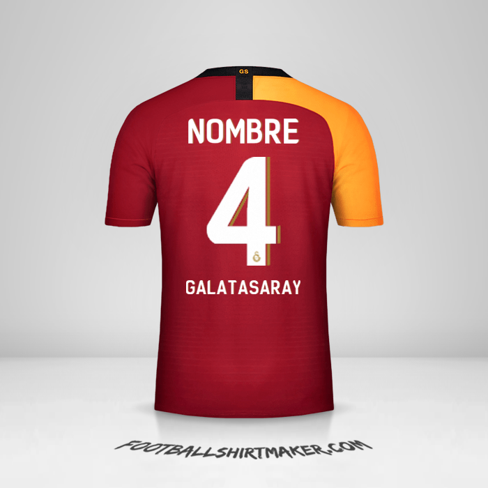 Jersey Galatasaray SK Cup 2019/20 -  nombre - 4