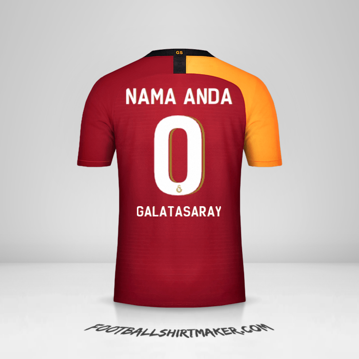 Jersey Galatasaray SK Cup 2019/20 -  nama anda - 0