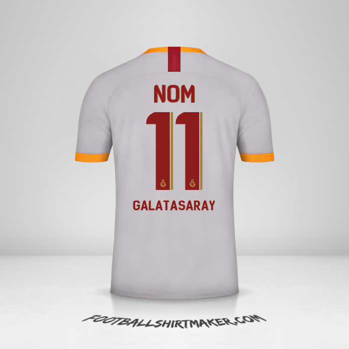 Maillot Galatasaray SK Cup 2019/20 Troisième -  nom - 11