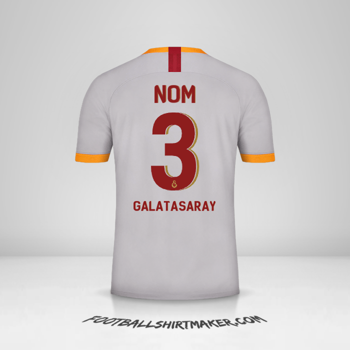 Maillot Galatasaray SK Cup 2019/20 Troisième -  nom - 3