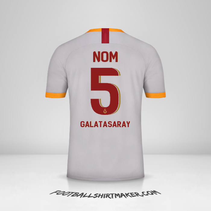 Maillot Galatasaray SK Cup 2019/20 Troisième -  nom - 5
