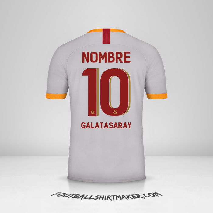 Jersey Galatasaray SK Cup 2019/20 Tercera -  nombre - 10