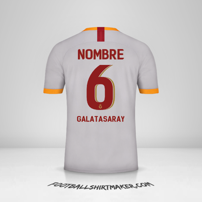 Camiseta Galatasaray SK Cup 2019/20 Tercera -  nombre - 6