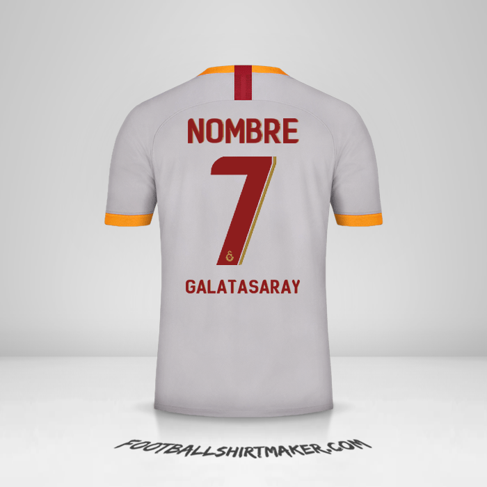 Jersey Galatasaray SK Cup 2019/20 Tercera -  nombre - 7