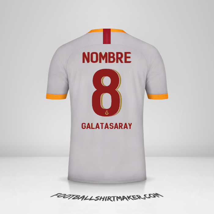 Jersey Galatasaray SK Cup 2019/20 Tercera -  nombre - 8
