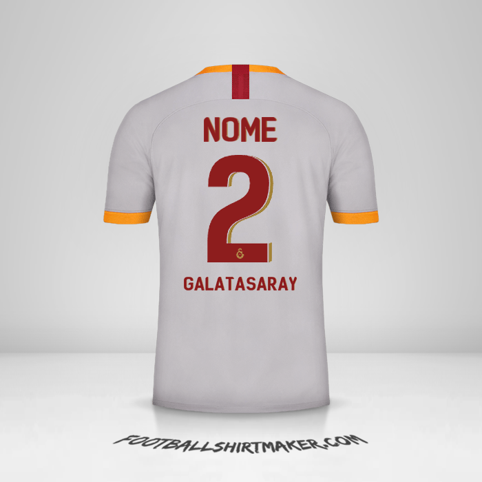 Camisola Galatasaray SK Cup 2019/20 Terceira -  nome - 2