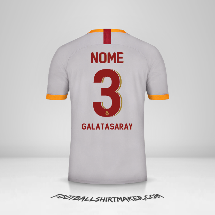 Maglia Galatasaray SK Cup 2019/20 Terza -  nome - 3