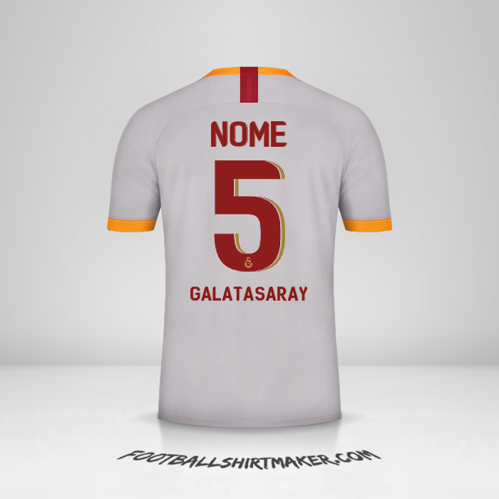 Camisola Galatasaray SK Cup 2019/20 Terceira -  nome - 5
